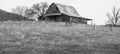 Rustic Old Barn Ã¢â¬â Virginia, USA Royalty Free Stock Photo